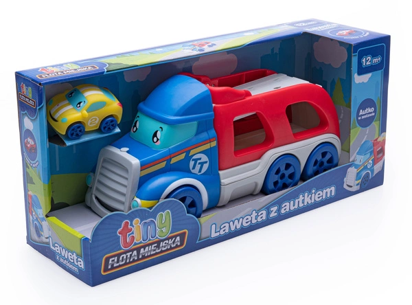 DUMEL Flota Miejska Tiny laweta z autkiem