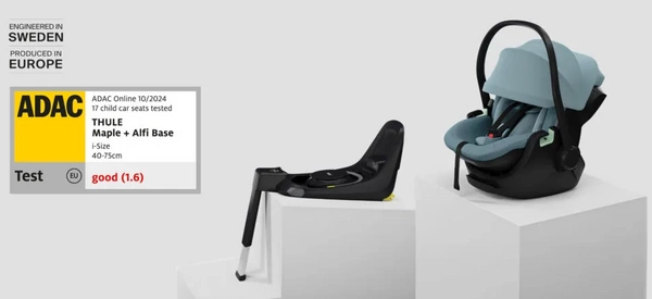 THULE MAPLE Nosidełko fotelik samochodowy dla niemowląt 0-13 kg ADAC