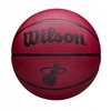 WILSON Piłka do koszykówki NBA Solid Miami Heat r. 5