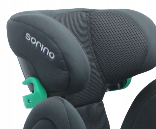 Fotelik samochodowy SORINO CERES Isofix I-SIZE 15-36kg 100-150 cm czarny