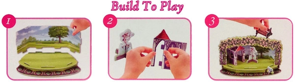 BULLYLAND Magic Moments Puzzle 3D+FIGURKA Śnieżka