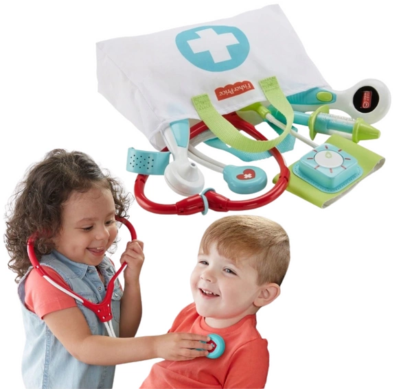 FISHER PRICE lekarz zestaw mały doktor DVH14 7 elementów