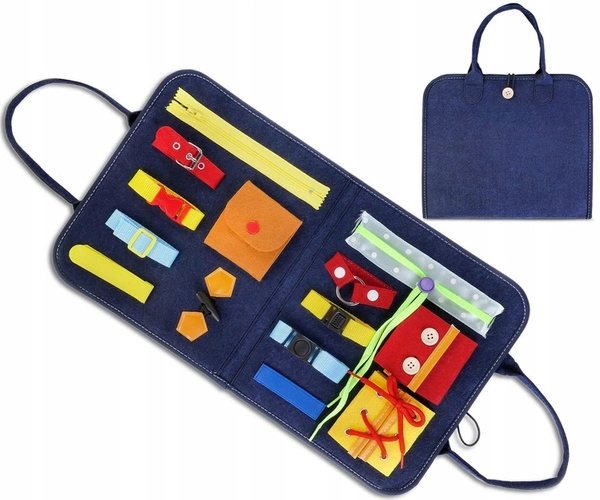 TABLICA MANIPULACYJNA EDUKACYJNA SENSORYCZNA MONTESSORI