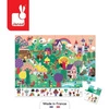 Janod - Puzzle obserwacyjne w walizce Baśnie 24 elementy 3+
