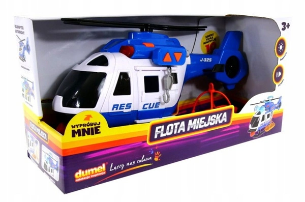 DUMEL HELIKOPTER POLICJA interaktywny samolot dżwięki