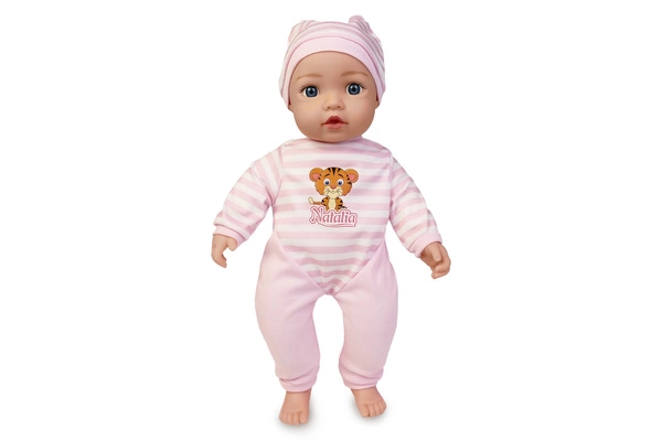 Lalka NATALIA Niemowlak Bobas bobasek 43CM ubranko czapeczka