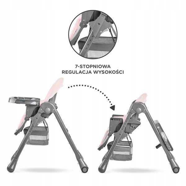 Kinderkraft Tastee składane krzesełko do karmienia