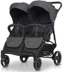 EURO-CART wózek bliźniaczy DOBLO podwójny 2 pokrowce + folia do 22kg