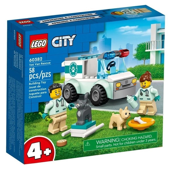 LEGO City klocki karetka weterynaryjna 60382