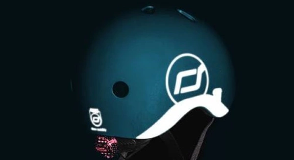 SCOOT AND RIDE KASK XXS-S dla dzieci regulacja LED odblaskowy