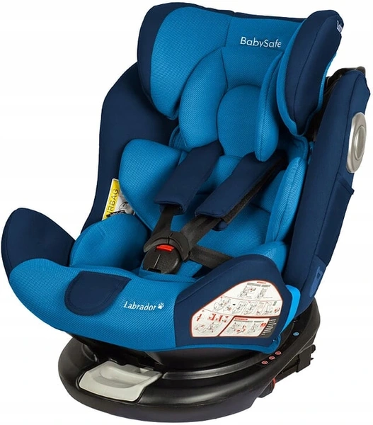 BabySafe Labrador Fotelik Samochodowy 0-36 Isofix
