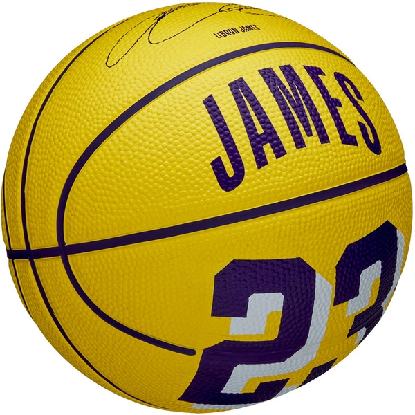 WILSON NBA Los Angeles Lakers Lebron James #23 r.3 Mini Piłka do koszykówki