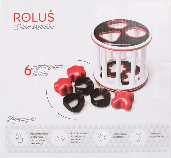 DUMEL Roluś sorter kształtów układanka 89562