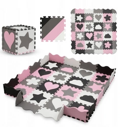 Mata Edukacyjna puzzle piankowe XXL Kidwell Happy Love