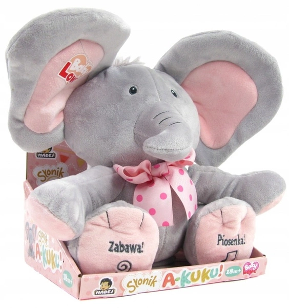 Interaktywny Słonik Akuku Mówi Śpiewa Rusza Uszami