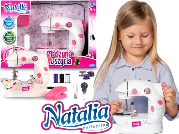 NATALIA prawdziwa Maszyna do szycia dla dzieci 8+