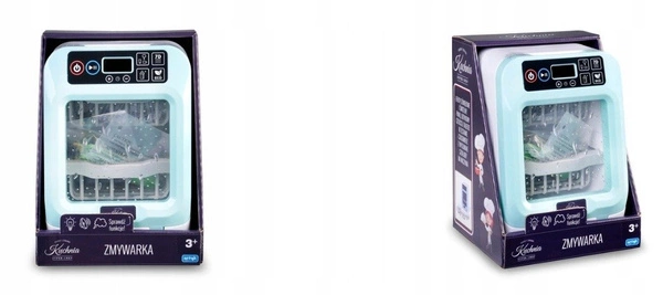 NATALIA Zmywarka zestaw talerze sztućce dźwięk