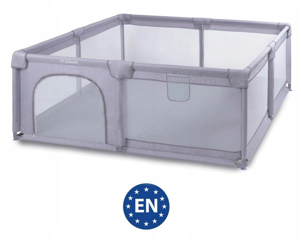 Duży kojec plac zabaw Kidwell FANKO Gray 180 x 200