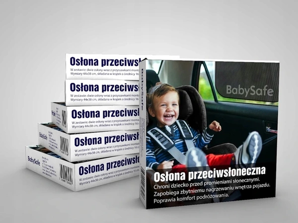 BabySafe osłonki przeciwsłoneczne elektrostatyczne
