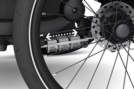 Przyczepka rowerowa dla dziecka, podwójna - Thule Chariot Sport 2 G3 - Natural Gold