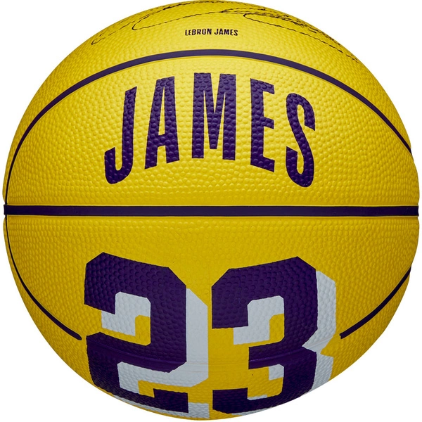 WILSON NBA Los Angeles Lakers Lebron James #23 r.3 Mini Piłka do koszykówki
