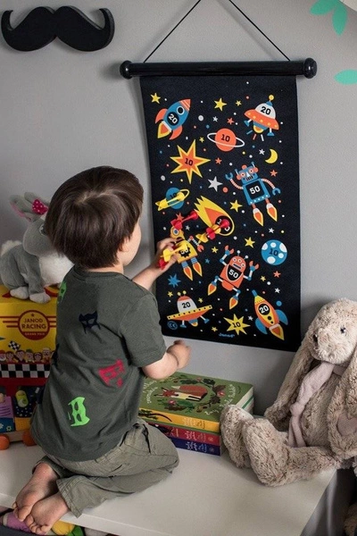 Janod – Magnetyczna gra w rzutki Roboty