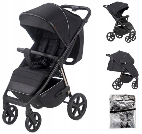 Wózek spacerowy do 22kg z pełnym wyposażeniem CARRELLO BRAVO PLUS