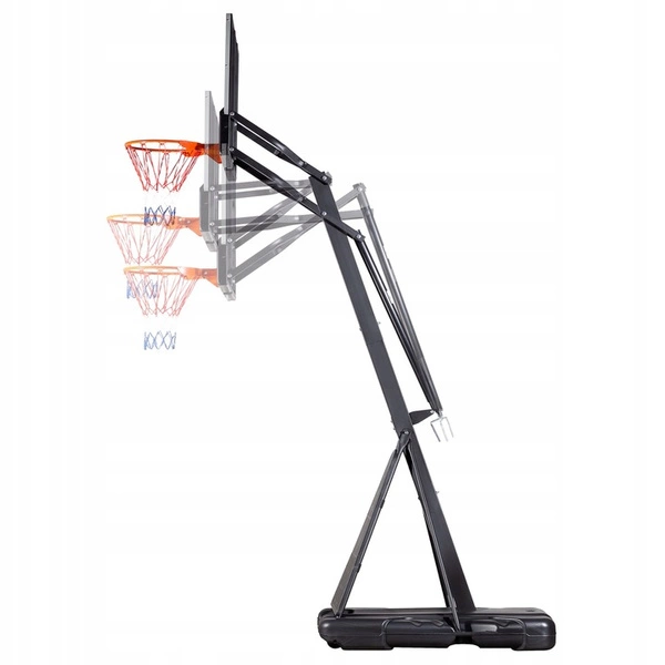 NILS ZDK027 Konstrukcja kosz zestaw do koszykówki regulowany 225-305CM solidny