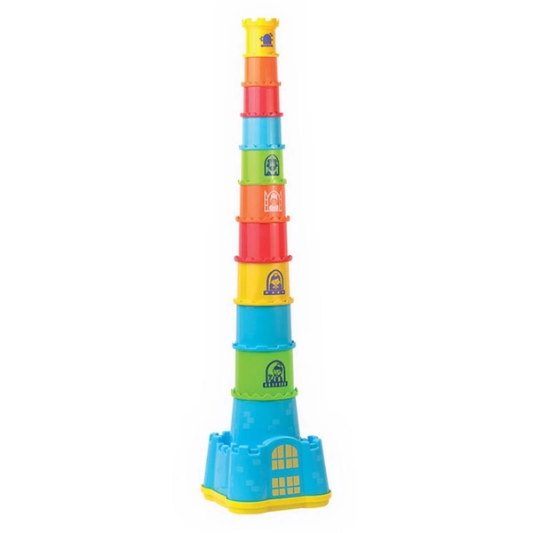 DUMEL Kubeczkowy Zamek Wieża Sorter Układanka