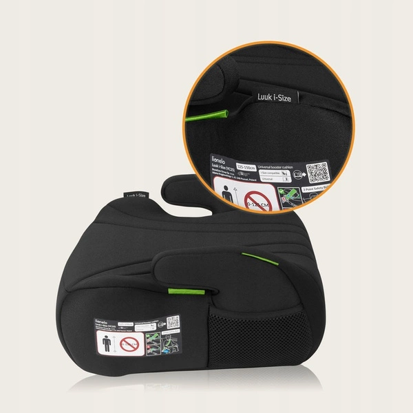 Fotelik samochodowy siedzisko 120-150cm podstawka booster Lionelo Luuk i-Size