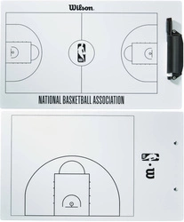 WILSON NBA tablica trenerska taktyczna dwustronna suchościeralna + mazak + torba