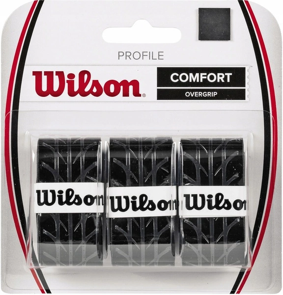 WILSON Profile Overgrip 3-pak owijki wierzchnie czarne