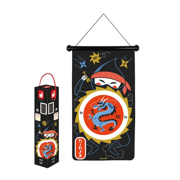 Magnetyczna gra w rzutki Ninja 4-8, Janod