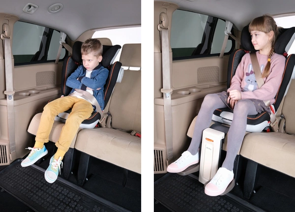 Okiday podnóżek do fotelika samochodowego z regulacją wysokości stopki czarny