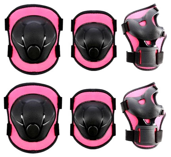 NILS Zestaw Ochraniaczy na rolki 6 sztuk: kolana + łokcie + nadgarstki w rozmiarze S