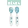 Beaba - Sztućce plastikowe w etui blue