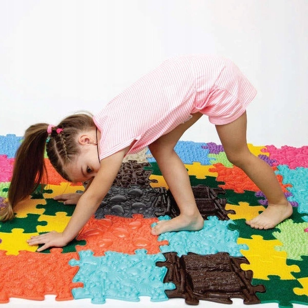 ASKATO Mata Sensoryczna ortopedyczna Zestaw startowy Girl