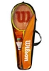 WILSON Junior Badminton Zestaw dla 2 osób / dzieci: 2 Rakietki + 2 lotki + pokrowiec