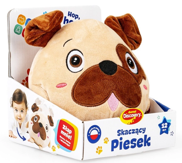 Dumel 30842 Skaczący pies zabawka interaktywna nagrywanie mówi polsku