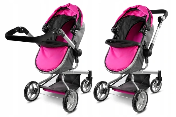 NATALIA Wózek dla lalek 2w1 spacerówka gondola