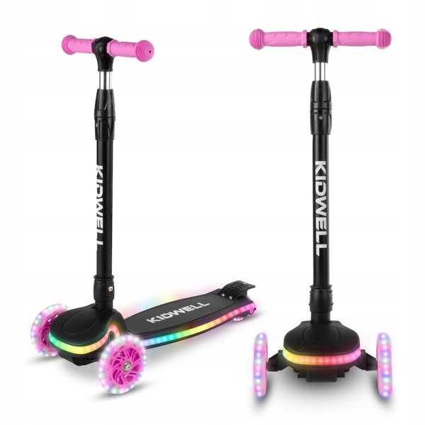 Hulajnoga LED KIDWELL Lumo balansowa świecące koła 3+ do 50 kg składana