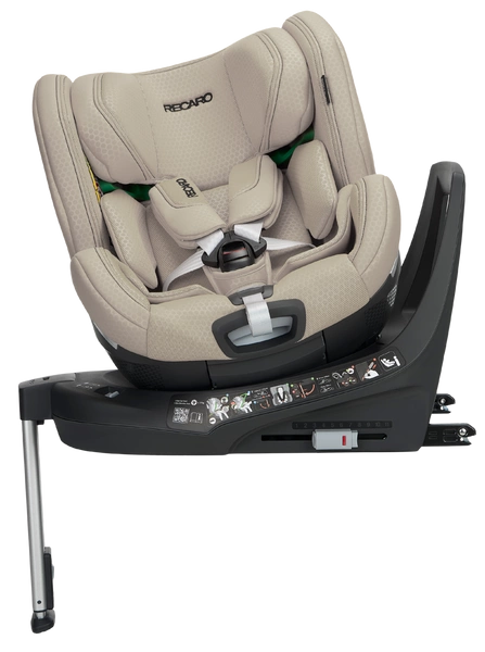 RECARO XENON KID Elegant Beige fotelik samochodowy obrotowy R129 40-125 cm