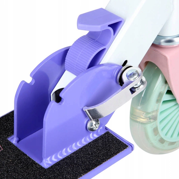 NILS Hulajnoga Miejska Klasyczna Dziecięca Kółka LED Z Regulacją Wysokości