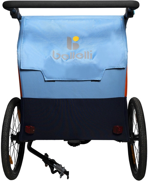 Bellelli Trailblazer blue przyczepka rowerowa wózek 2w1
