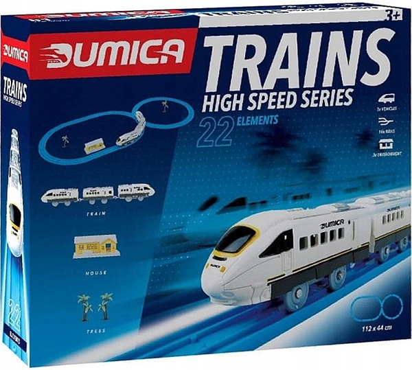 DUMICA kolejka pociąg zestaw 22 el. Basic Train Set B1-K