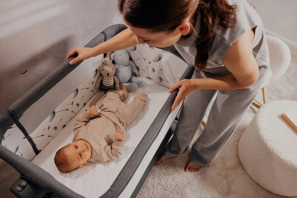 LIONELO LEONIE PLUS 3w1 Łóżeczko dostawne kołyska niemowlęce