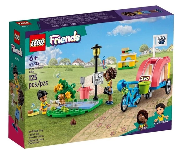 LEGO Friends klocki Rower do ratowania psów 41738