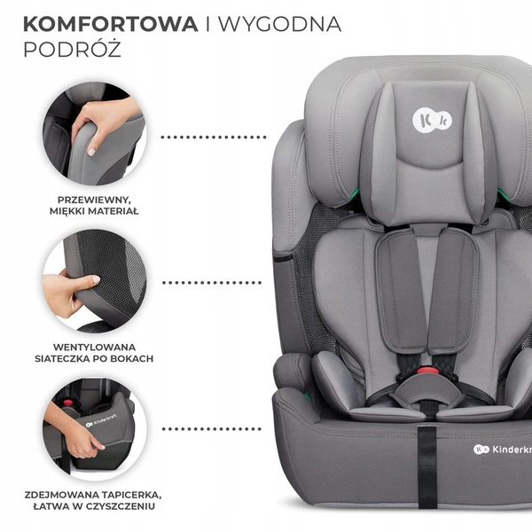 Fotelik samochodowy Kinderkraft COMFORT UP I-SIZE 76-150 cm 9-36 kg
