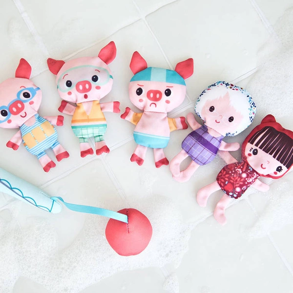 LILLIPUTIENS Zestaw do wędkowania w kąpieli Wilk Louis 12 m+