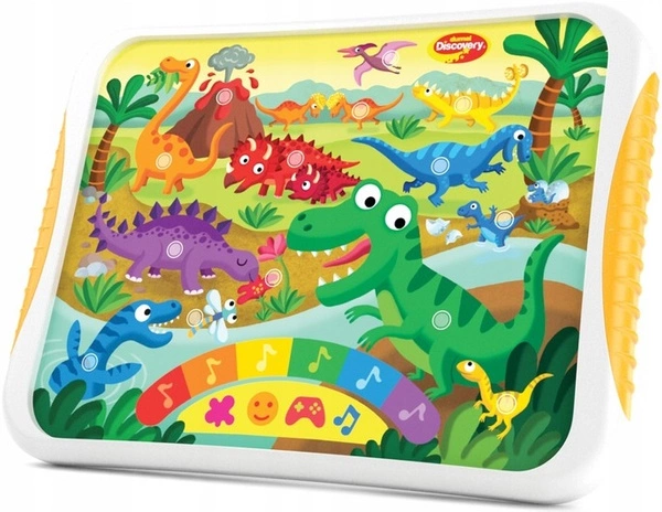 DUMEL DISCOVERY tablet Świat Dino edukacyjny interaktywny gra melodie